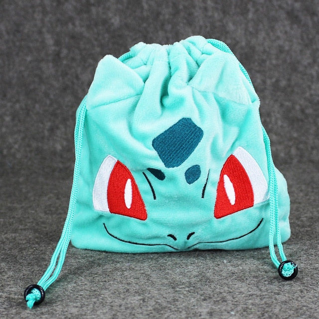 Felt Plush Pokemon Tote Drawstring Bags (Backpacks)