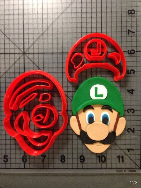 Super Mario Cookie Fondant Cutter | Question Block, Luigi, Gumbas and more. (Large)