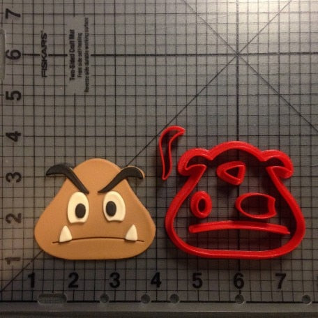 Super Mario Cookie Fondant Cutter | Question Block, Luigi, Gumbas and more. (Large)